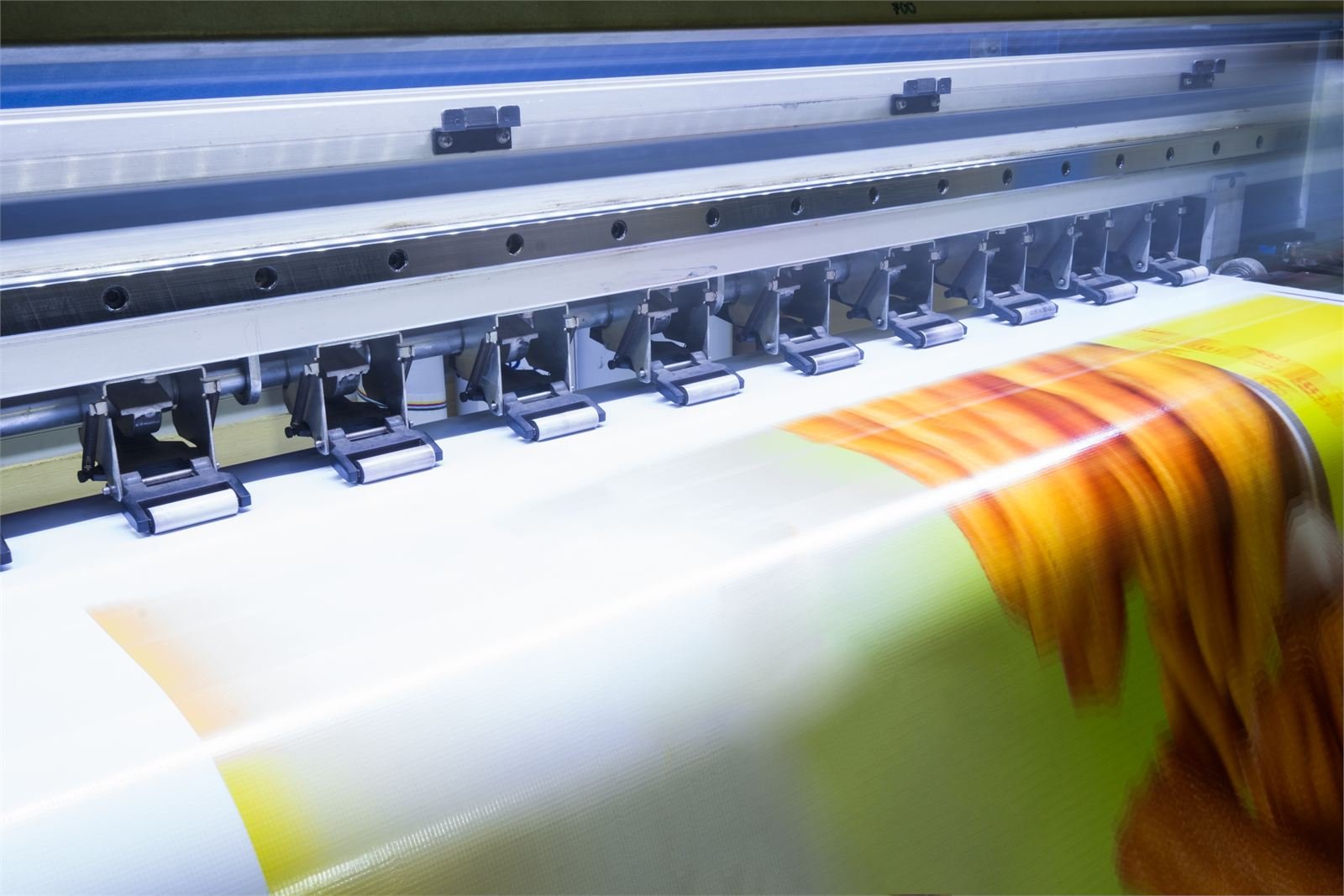 Large-format vinyl printing