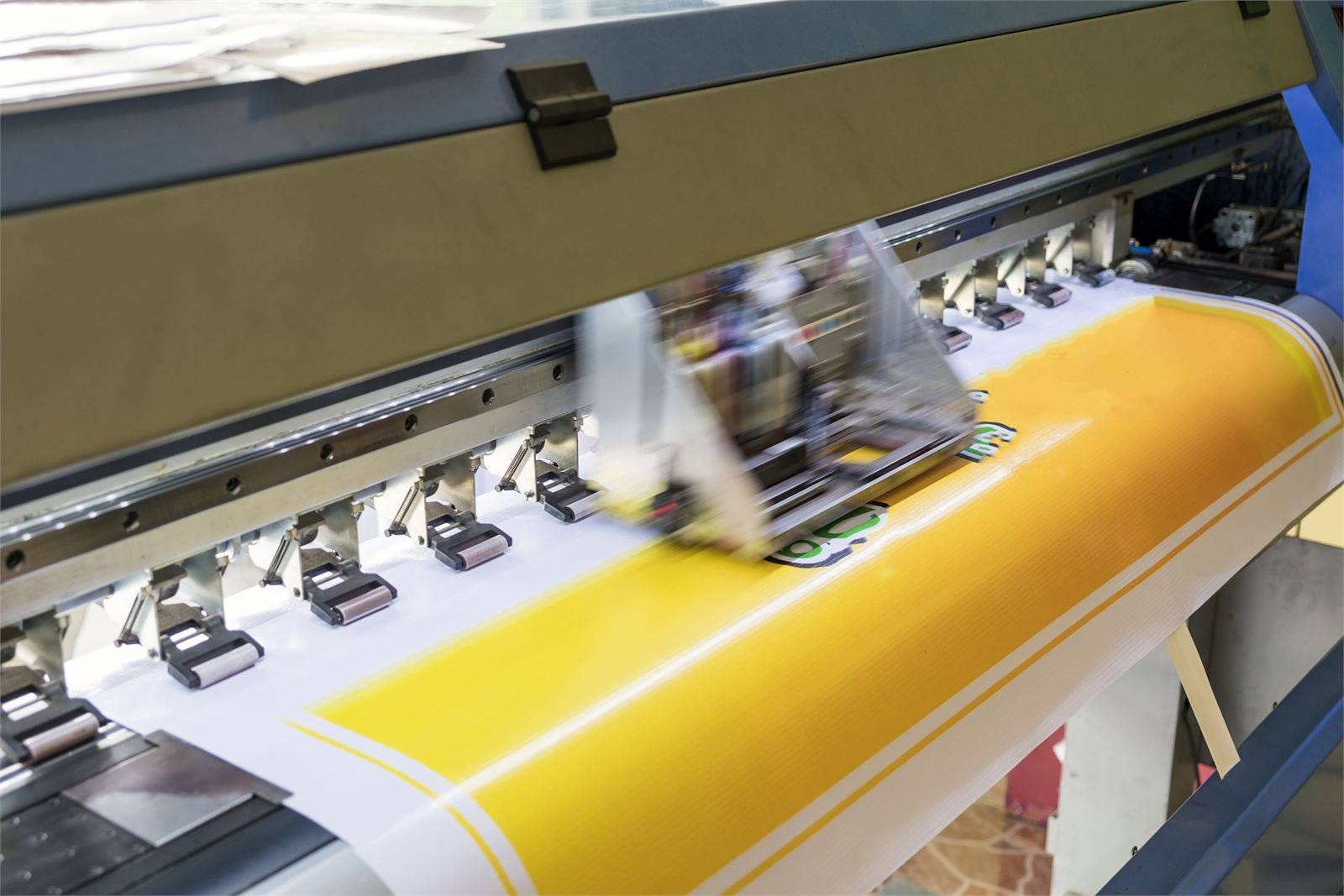 Fresh colour print detail